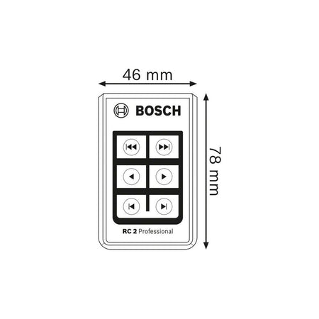 Bosch RC 2 Professional Remote-BSH601069C00