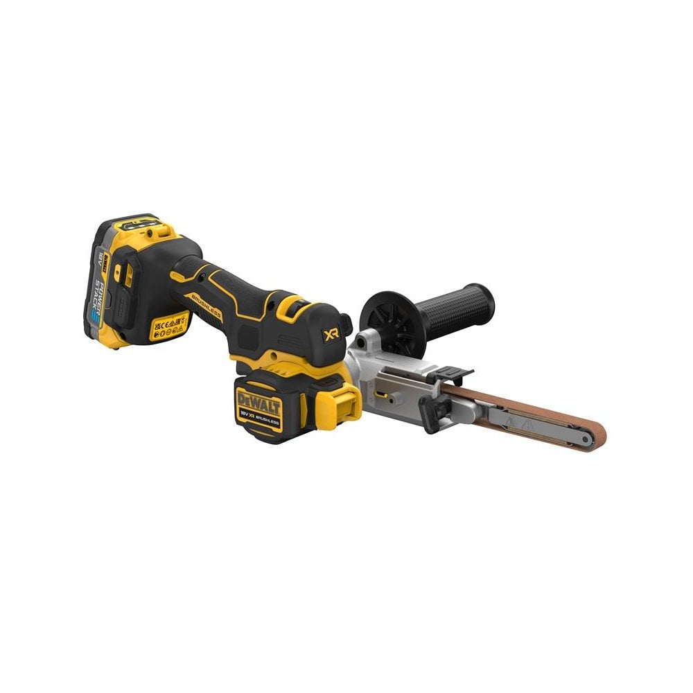 DEWALT DCM200E2T XR Brushless Band File 18V 2 x 1.7Ah POWERSTACK™ Li-ion-DEWDCM200E2T