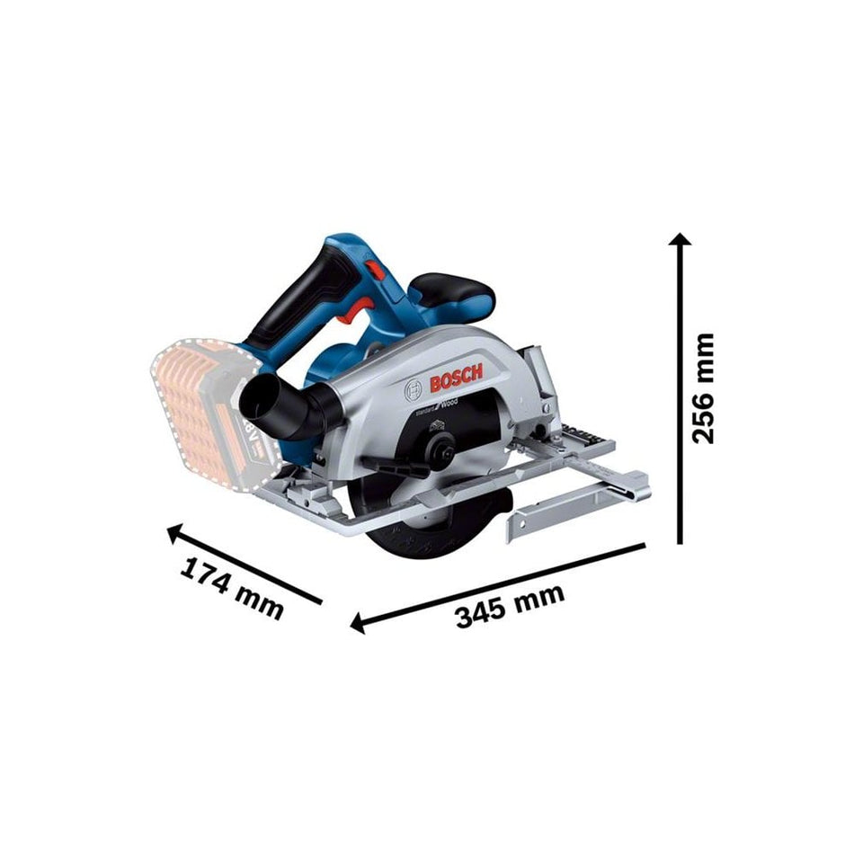Bosch GKS 18V-57-2 Professional Circular Saw 18V Bare Unit-BSH6016C1200