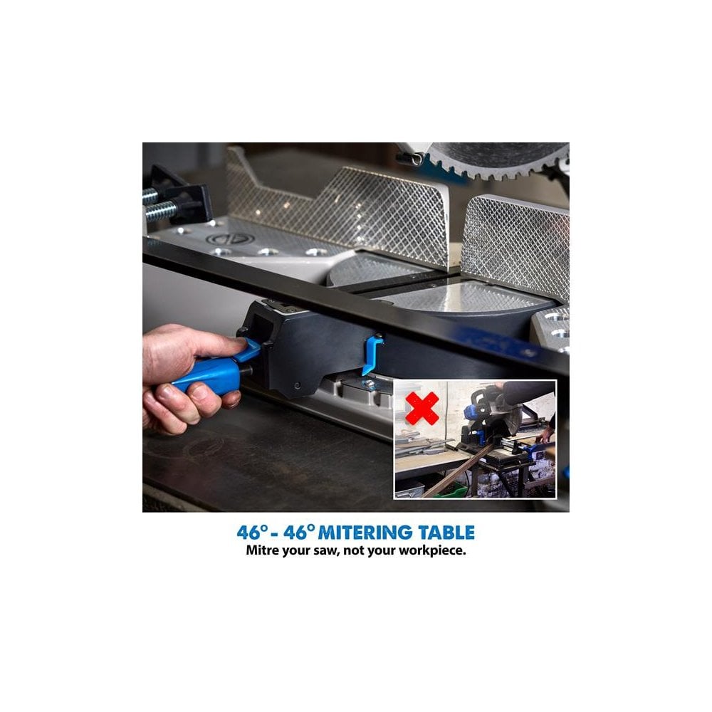 Evolution S355MCS Heavy-Duty Metal Cutting Mitre Chop Saw 1600W 110V-EVLS355MCSL