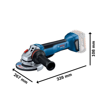 Bosch GWS 18V-10P Professional Angle Grinder 125mm 18V Bare Unit-BSH6019J4100