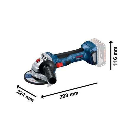 Bosch GWS 18V-7 Professional Angle Grinder 125mm 18V Bare Unit-BSH6019H9001