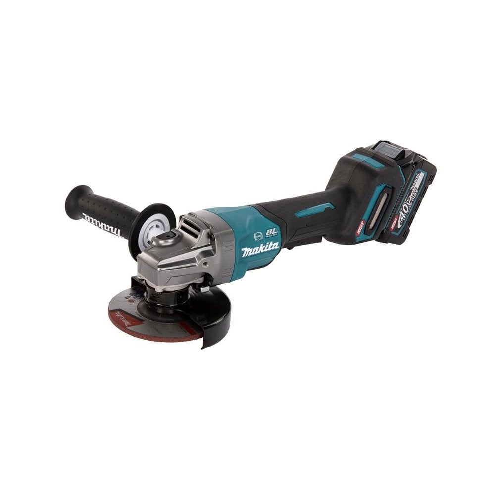 Makita GA013GD201 XGT 40Vmax BL Paddle Switch Grinder 125mm 40V 2 x 2.5Ah Li-ion-MAKGA013GD2