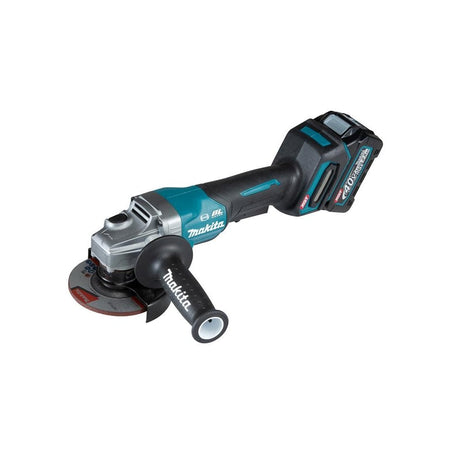 Makita GA012GD201 XGT 40Vmax BL Paddle Switch Grinder 115mm 40V 2 x 2.5Ah Li-ion-MAKGA012GD2