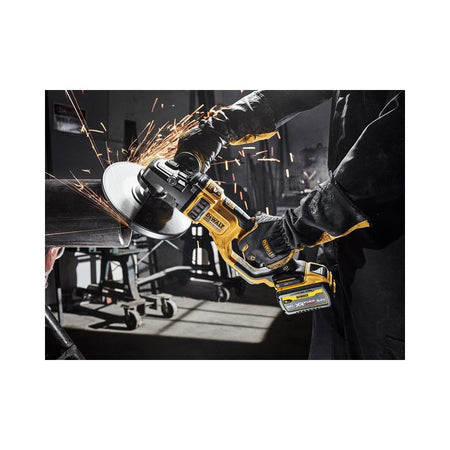 DEWALT DCG460X2XR FlexVolt Angle Grinder 54V 2 x 3.0Ah Li-ion-DEWDCG460X2