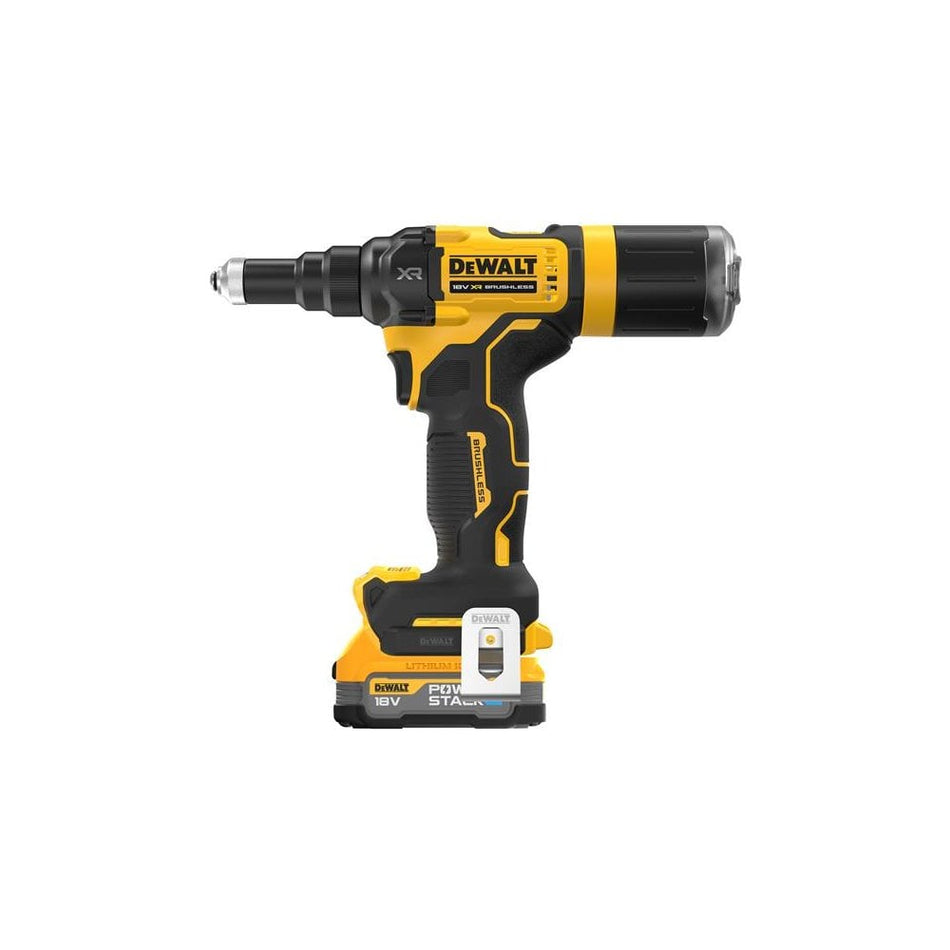 DEWALT DCF403E1T XR 3/16in Brushless Riveter 1 x 1.7Ah POWERSTACK™ Li-ion-DEWDCF403E1T