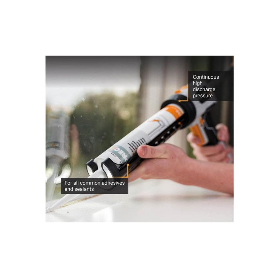 Batavia MAXXPUSH Caulking Gun with LED Light 6V (AA Batteries)-BAT7064347