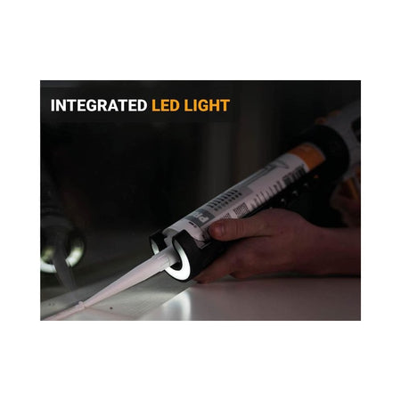Batavia MAXXPUSH Caulking Gun with LED Light 6V (AA Batteries)-BAT7064347