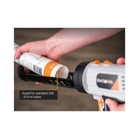 Batavia MAXXPUSH Caulking Gun with LED Light 6V (AA Batteries)-BAT7064347