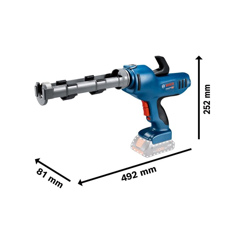 Bosch GCG 18V-310 Professional Caulking Gun 18V Bare Unit-BSH6019C4100