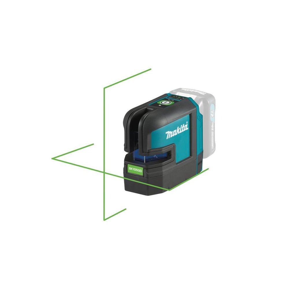 Makita SK105GDZ CXT® Cross Line Laser 12V Bare Unit-MAKSK105GDZ