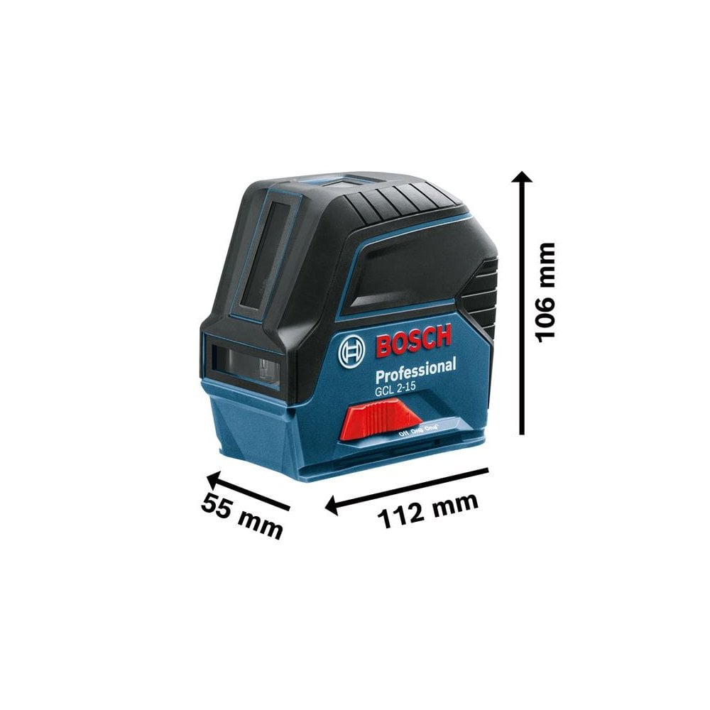 Bosch GCL 2-15 Professional Combi Laser + Rotating Mount-BSH601066E00
