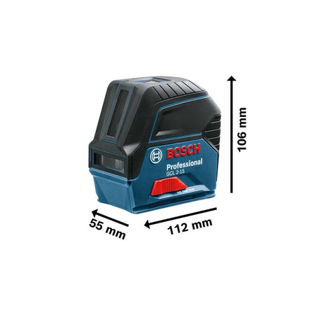 Bosch GCL 2-15 Professional Combi Laser + Rotating Mount-BSH601066E00