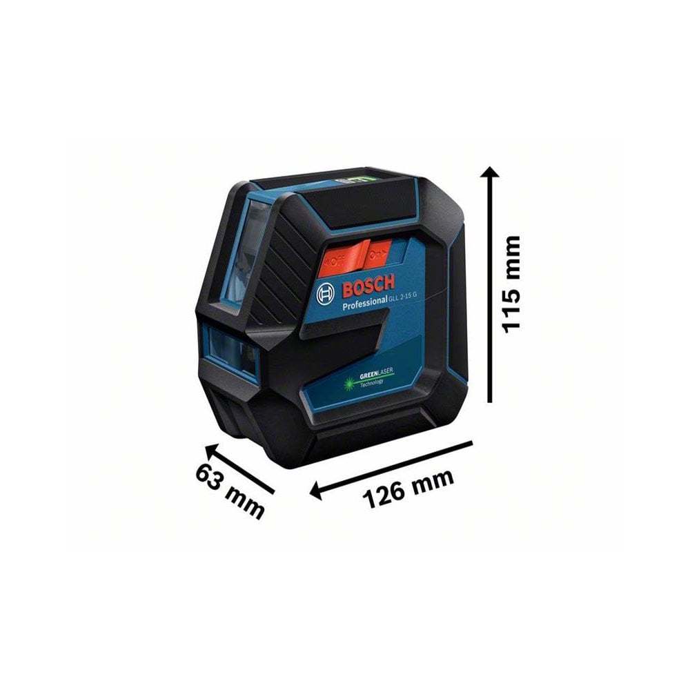 Bosch GLL 2-15 G Professional Line Laser + Universal Mount-BSH601063W00