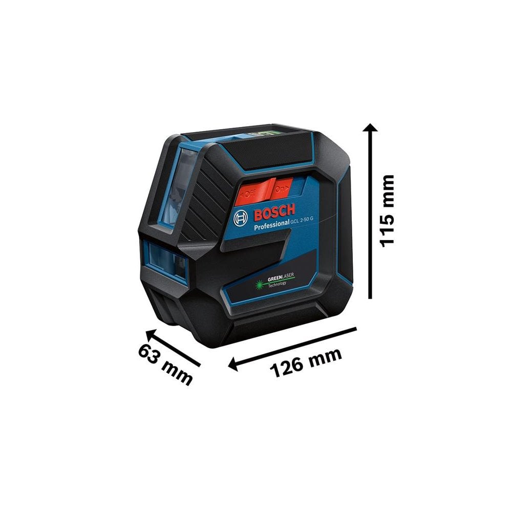 Bosch GCL 2-50 G Professional Combi Laser + Mount-BSH601066M00