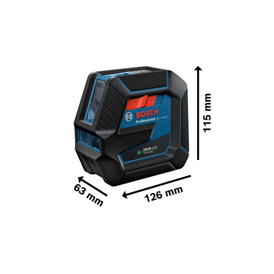 Bosch GCL 2-50 G Professional Combi Laser + Mount-BSH601066M00
