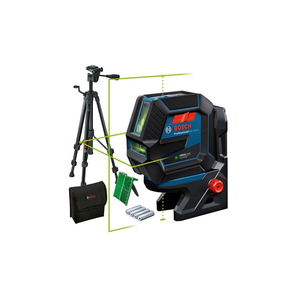 Bosch GCL 2-50 G Professional Combi Laser + Mount & Tripod-BSH601066M01