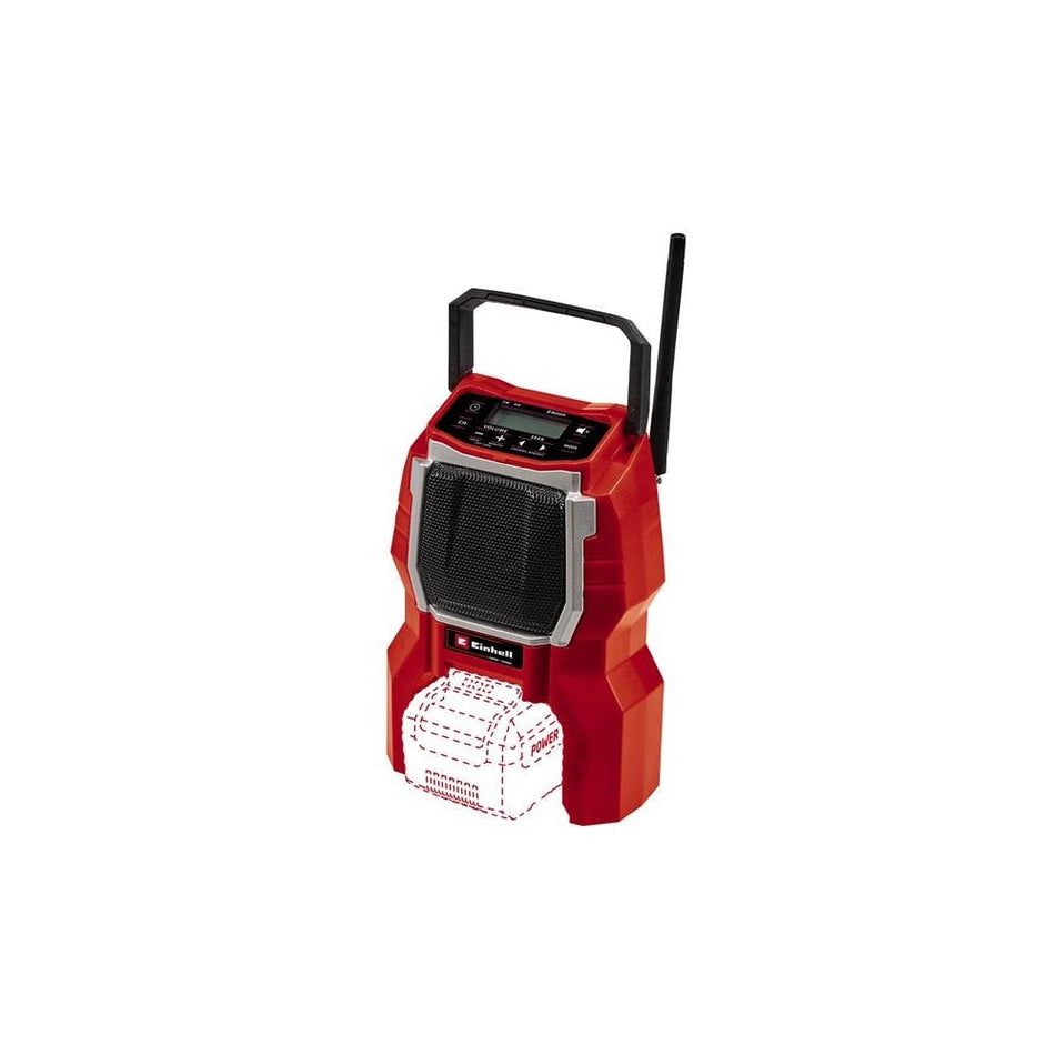 Einhell TC-RA 18 Li BT - Solo Cordless Radio 18V Bare Unit-EINTCRA18