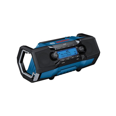 Bosch GPB 18V-2 C Professional Bluetooth DAB+ Radio 240V & Li-ion Bare Unit-BSH6014A3170
