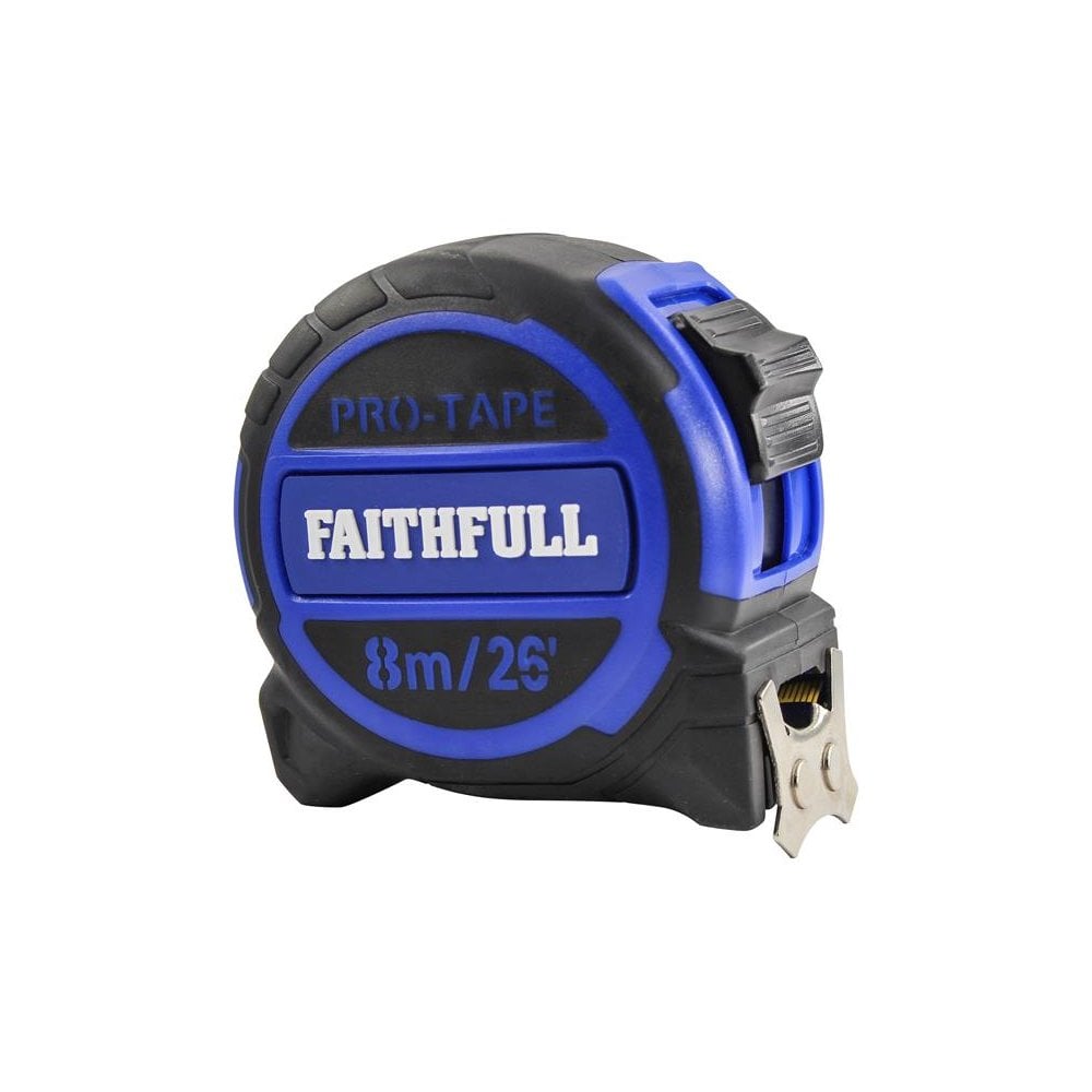 Faithfull Pro Tape Measure 8m/26ft (Width 32mm)-FAITM832MI
