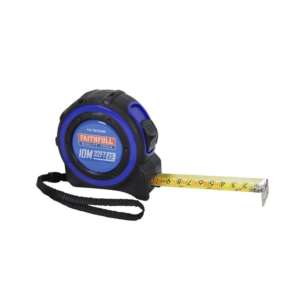 Faithfull Trade Tape Measure 10m/33ft (Width 25mm)-FAITM1025MI