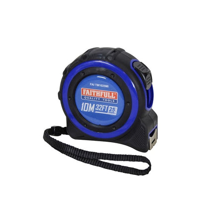 Faithfull Trade Tape Measure 10m/33ft (Width 25mm)-FAITM1025MI