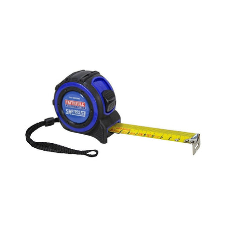 Faithfull Trade Tape Measure 5m (Width 25mm) (Metric Only)-FAITM525MO