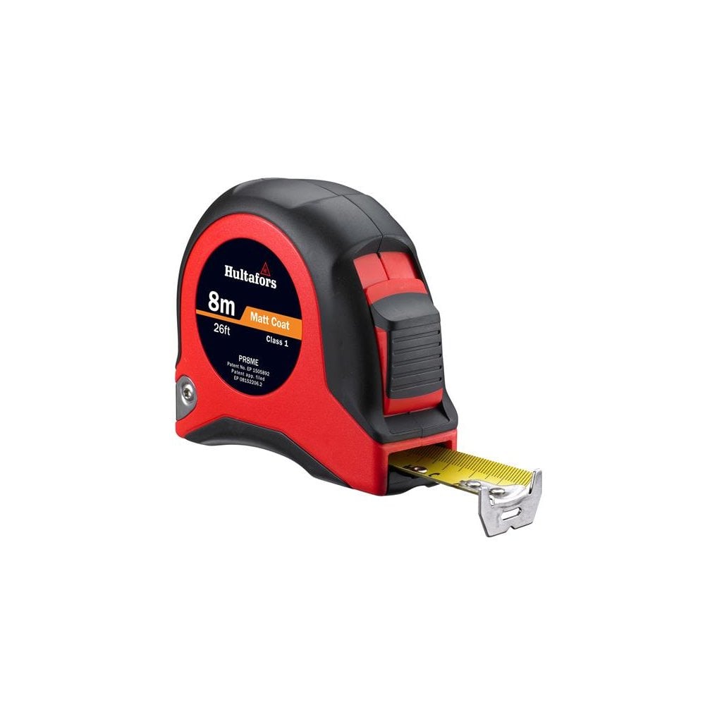 Hultafors PR8ME Short Steel Tape 8m/26ft (Width 25mm)-HUL350323