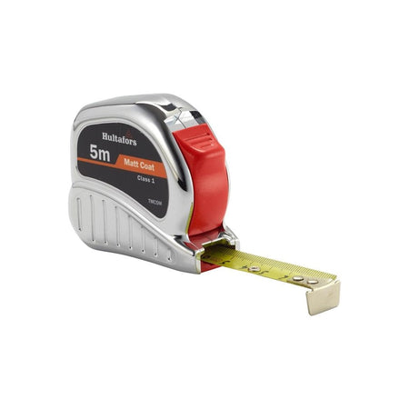 Hultafors TM5M Chrome Tri-Matic Pocket Tape 5m (Width 19mm)-HUL368103