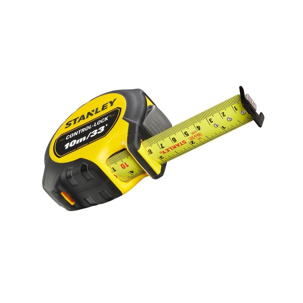 STANLEY® CONTROL-LOCK™ Pocket Tape 10m/33ft (Width 25mm)-STA537237