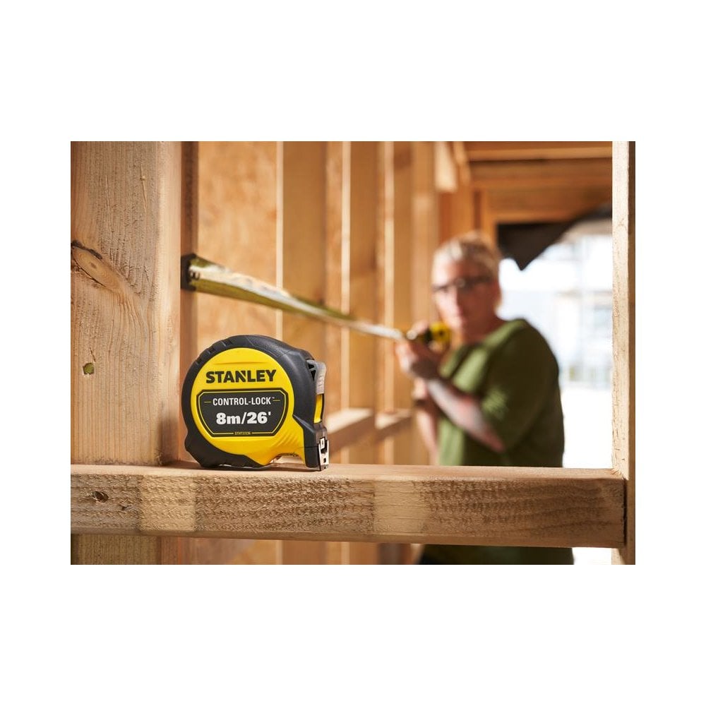 STANLEY® CONTROL-LOCK™ Pocket Tape 8m/25ft (Width 25mm)-STA537236