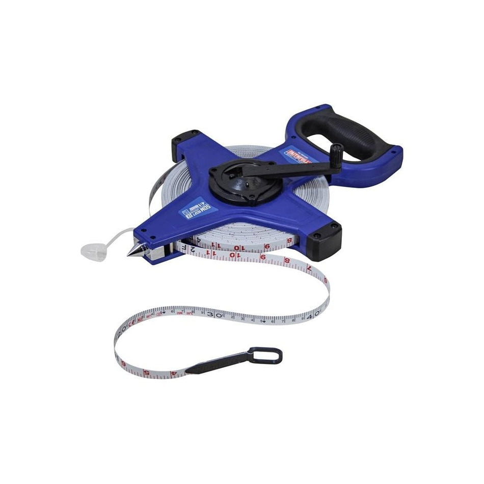 Faithfull Fast Rewind Open Long Tape 50m/165ft (Width 13mm)-FAITMFG50N
