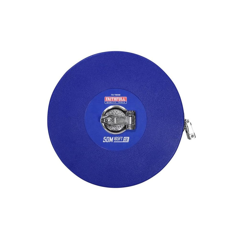 Faithfull Rounded Long Tape 50m/165ft (Width 13mm)-FAITM50M