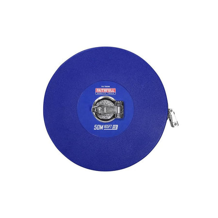Faithfull Rounded Long Tape 50m/165ft (Width 13mm)-FAITM50M