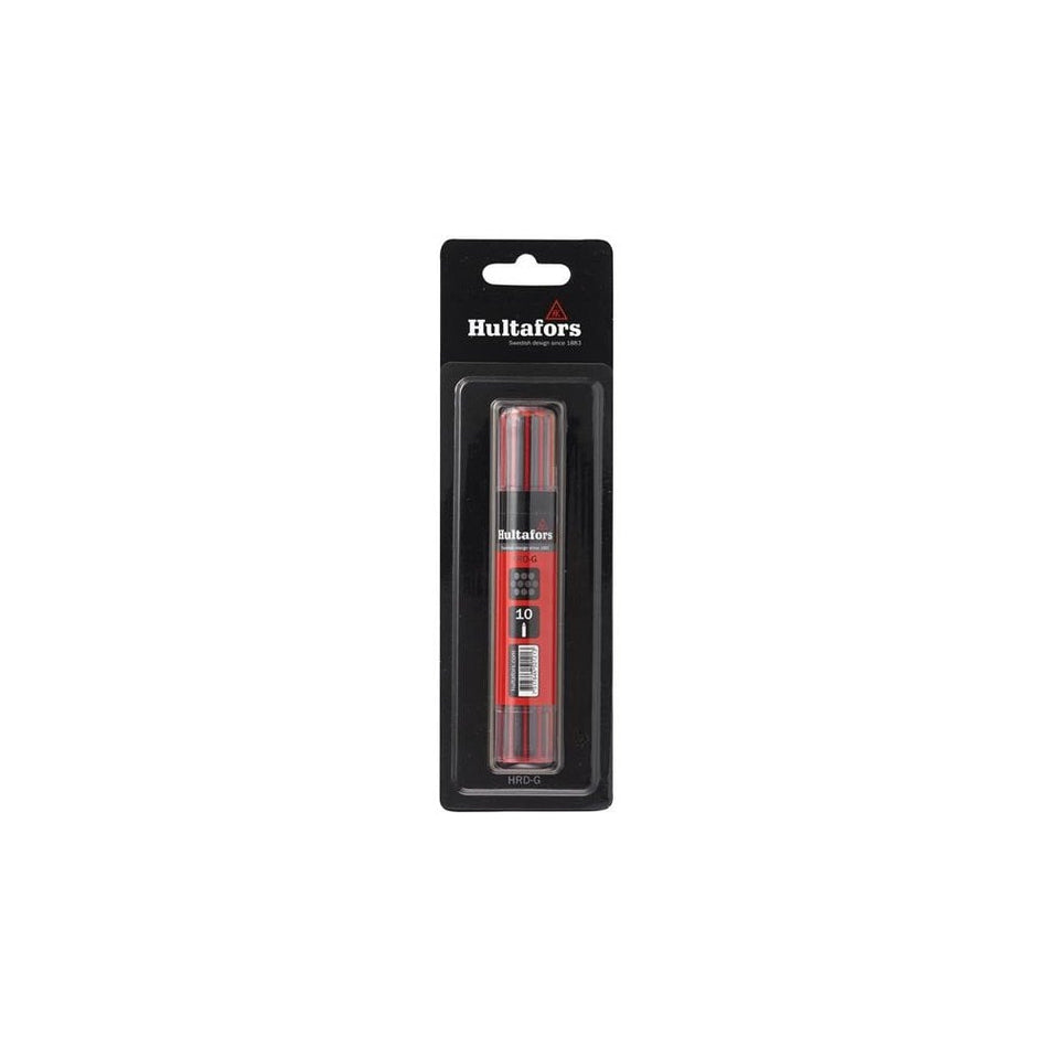 Hultafors Dry Marker Refill Graphite (10) Blister Pack-HUL650210