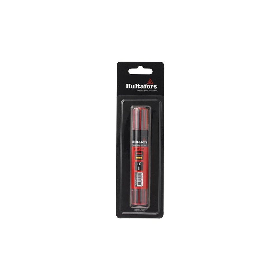 Hultafors Dry Marker Refill Graphite/Red/Yellow (10) Blister Pack-HUL650220