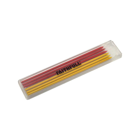 Faithfull Mixed Pencil Marking Refill Pack, 6 Piece-FAICPLRRFILC