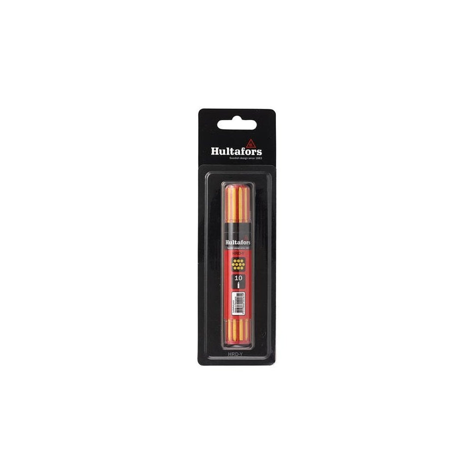 Hultafors Dry Marker Refill Yellow (10) Blister Pack-HUL650260