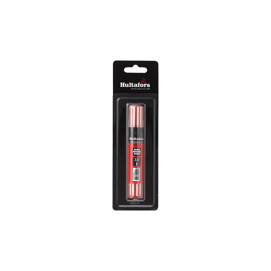 Hultafors Dry Marker Refill White (10) Blister Pack-HUL650290