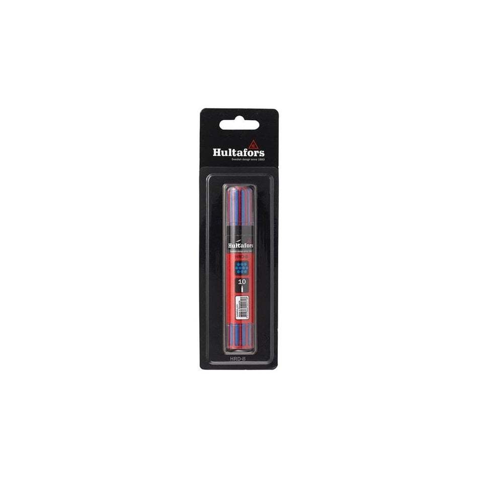 Hultafors Dry Marker Refill Blue (10) Blister Pack-HUL650270