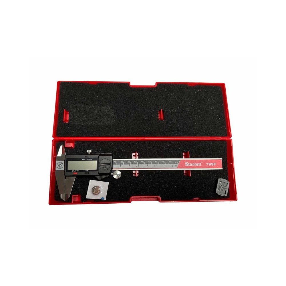 Starrett Fractional Display Caliper 150mm-STREC799BF6
