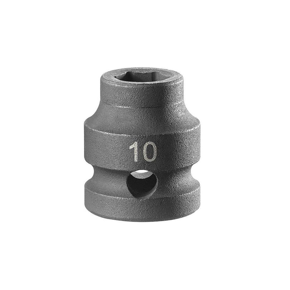 Facom 6-Point Stubby Impact Socket 1/2in Drive 10mm-FCMNSS10A