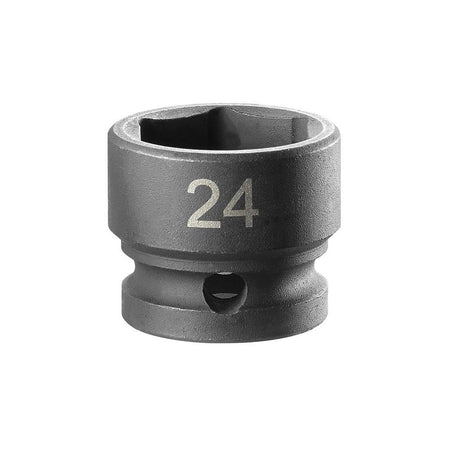 Facom 6-Point Stubby Impact Socket 1/2in Drive 24mm-FCMNSS24A