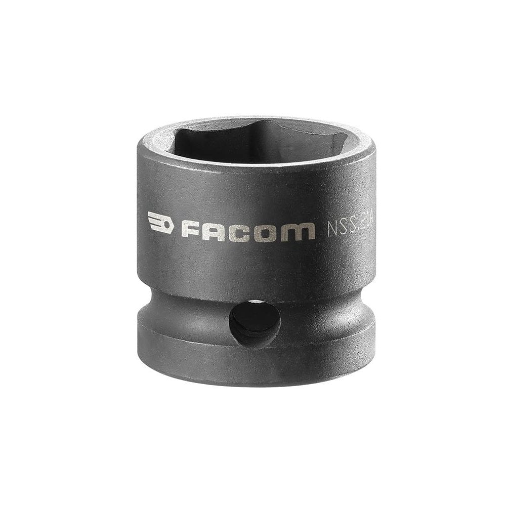Facom 6-Point Stubby Impact Socket 1/2in Drive 21mm-FCMNSS21A