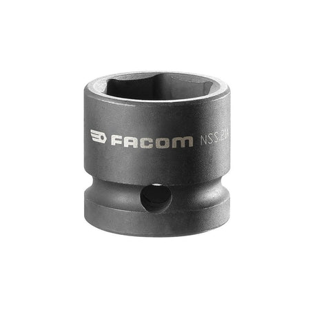 Facom 6-Point Stubby Impact Socket 1/2in Drive 21mm-FCMNSS21A