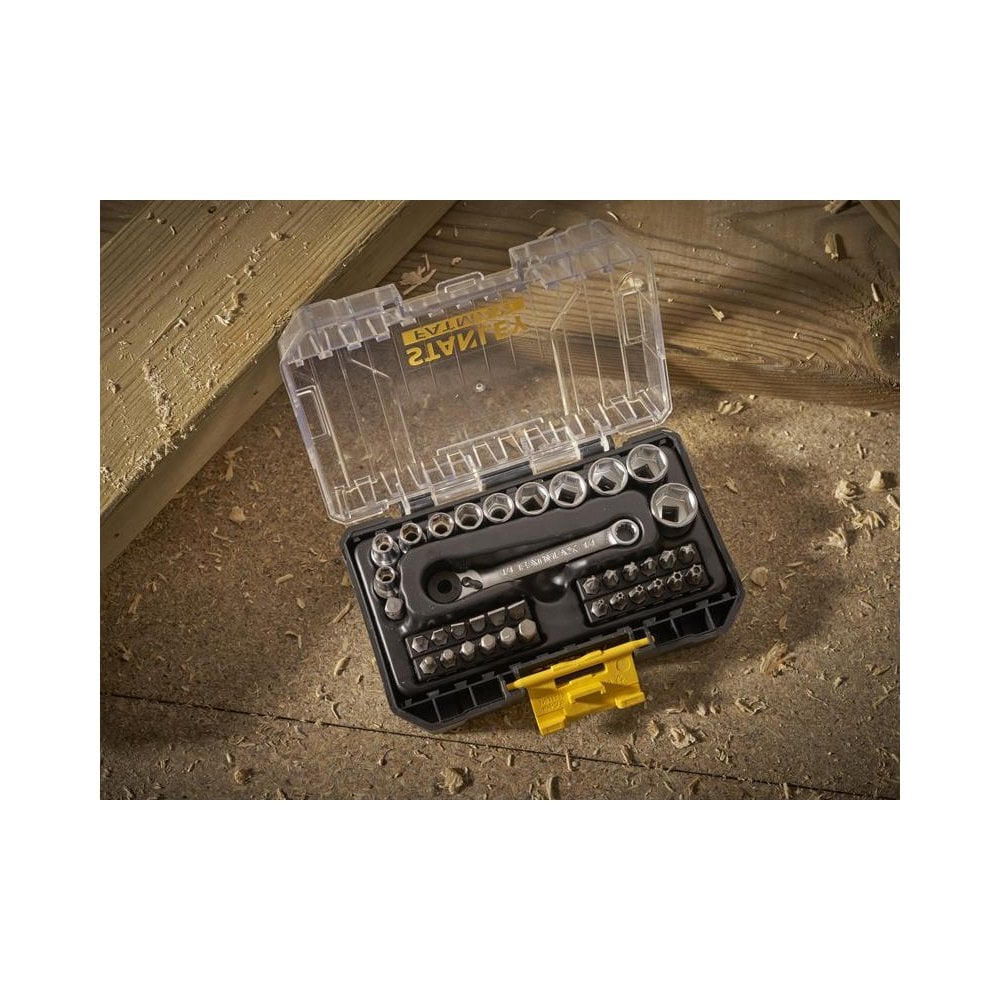 STANLEY® FatMax® 1/4in Socket & Bit Set, 37 Piece-STA019101