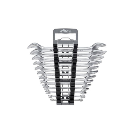 Wiha Double Open-End Spanner Set, 12 Piece-WHA44753