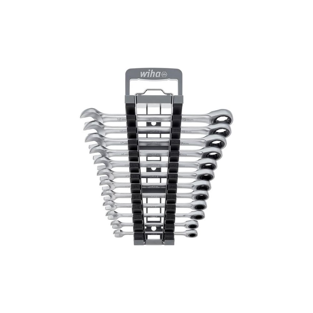 Wiha Ring Ratchet Spanner Set, 12 Piece-WHA44665