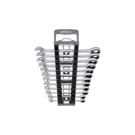 Wiha Ring Ratchet Spanner Set, 12 Piece-WHA44665