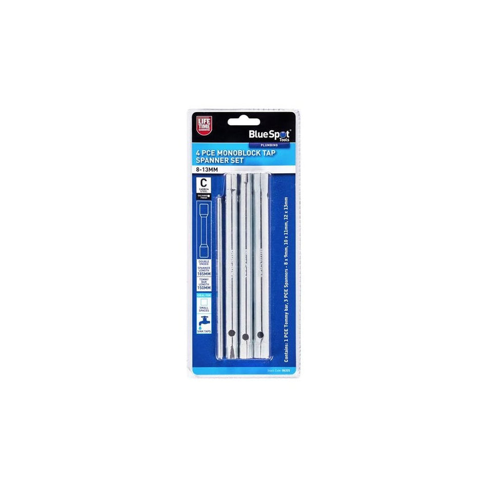 BlueSpot Tools Monoblock Tap Spanner Set, 3 Piece-B/S6325